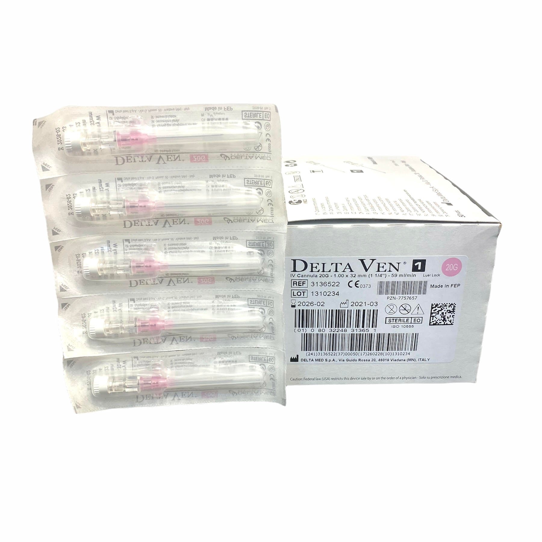 מחטים דלתא 20 ורוד