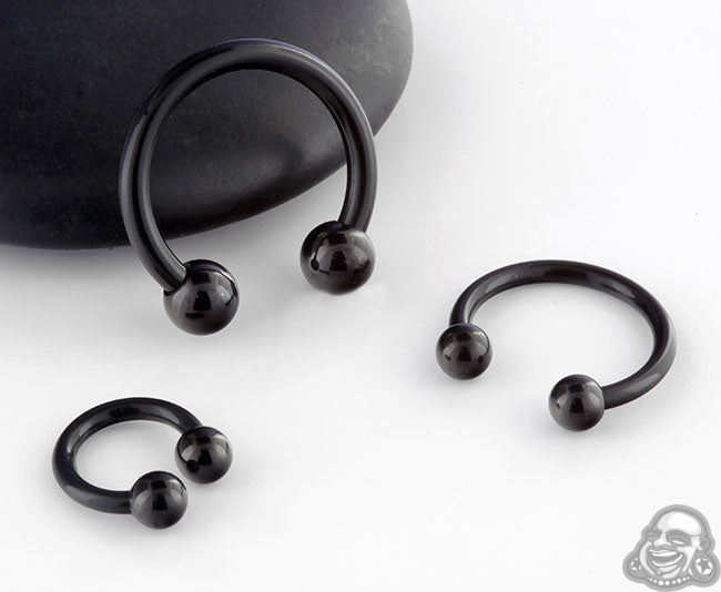 פרסה טיטניום ציפוי שחור