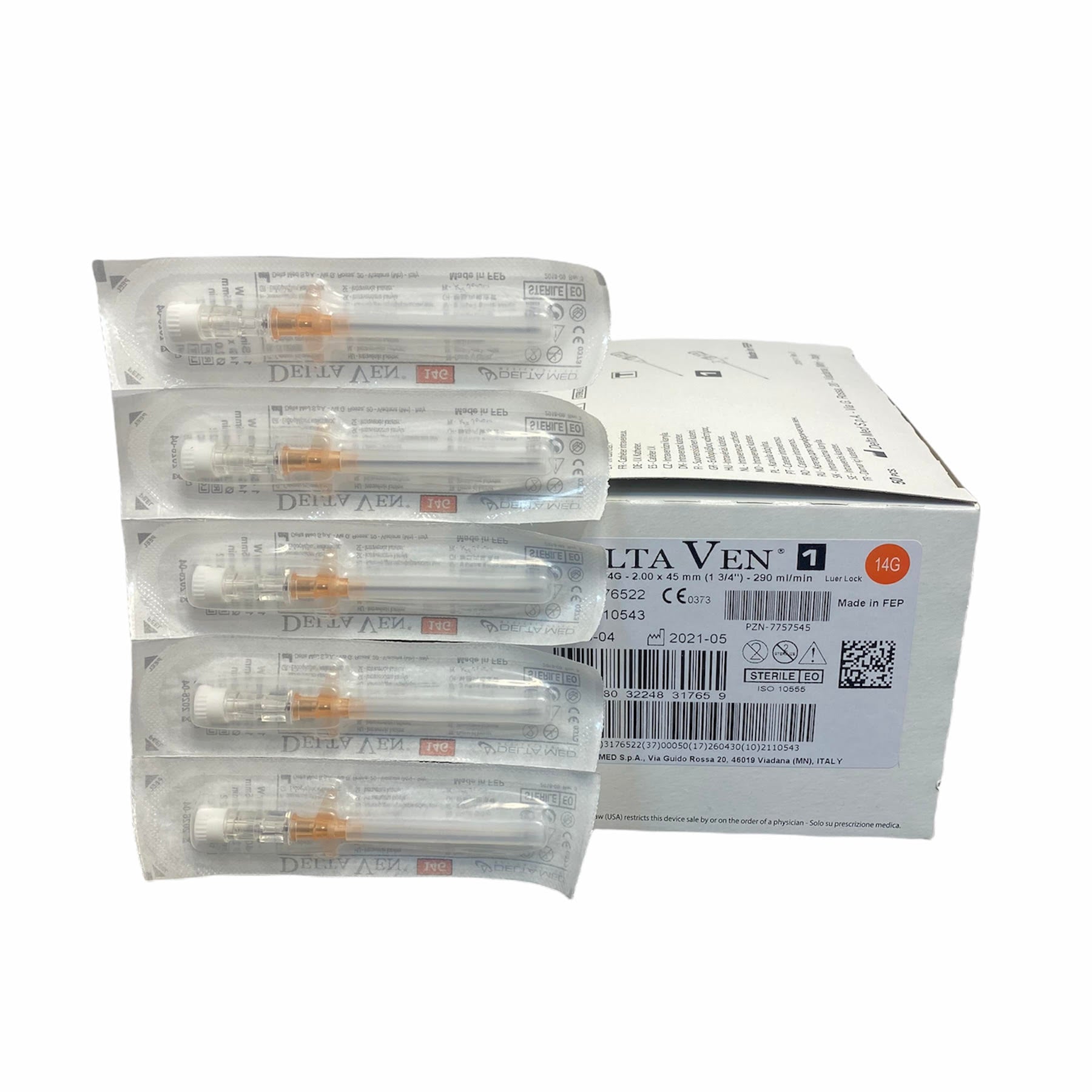 מחטים דלתא 14 כתום