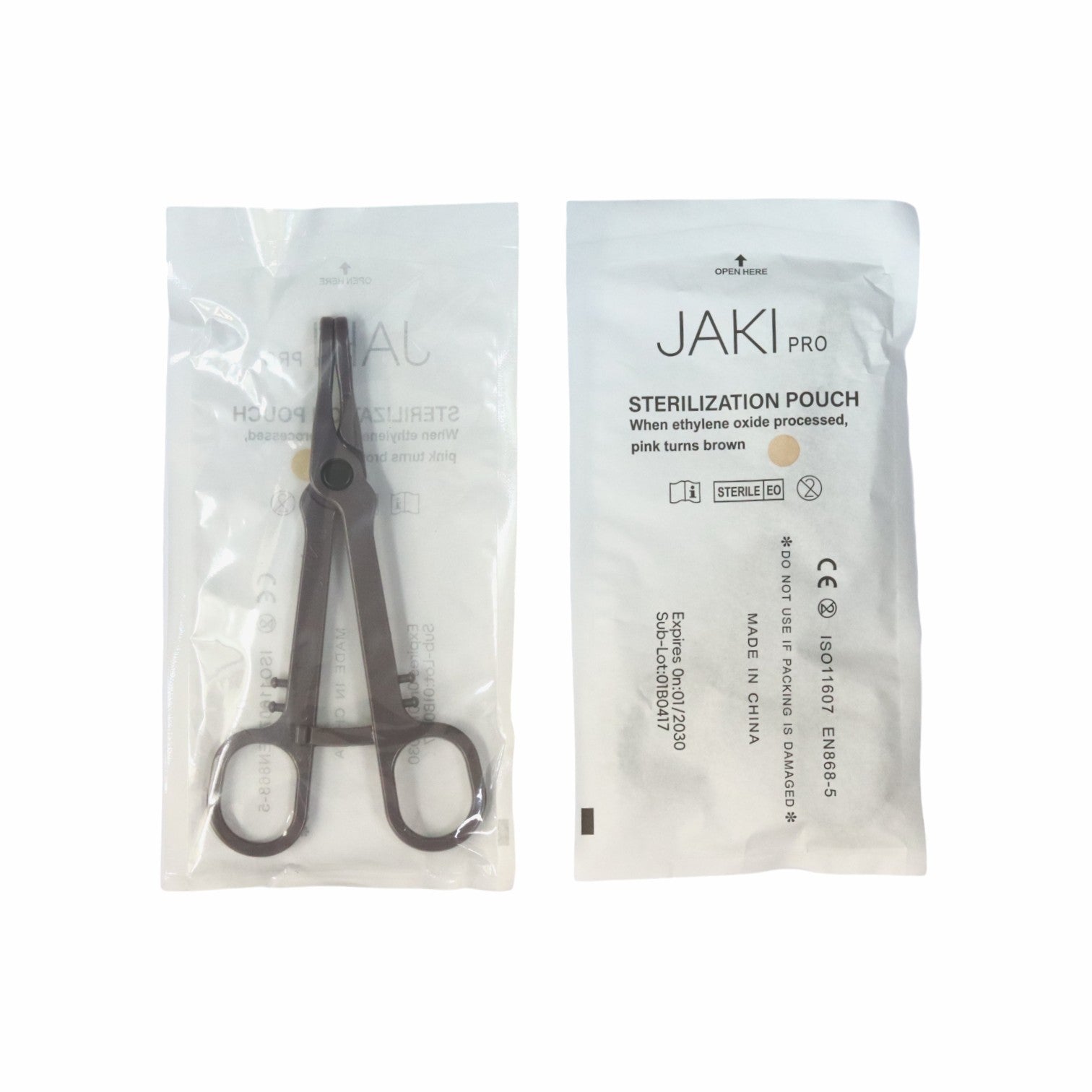 עיגול גדול פתוח- מלקחיים חד פעמיות