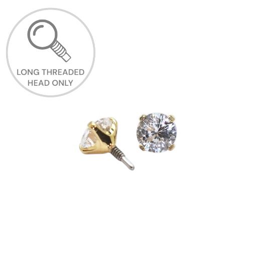 ראש מעוצב- זירקון עגול