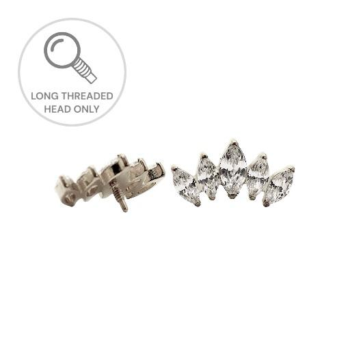 ראש מעוצב- חמש מרקיזות- מרכזית גדולה