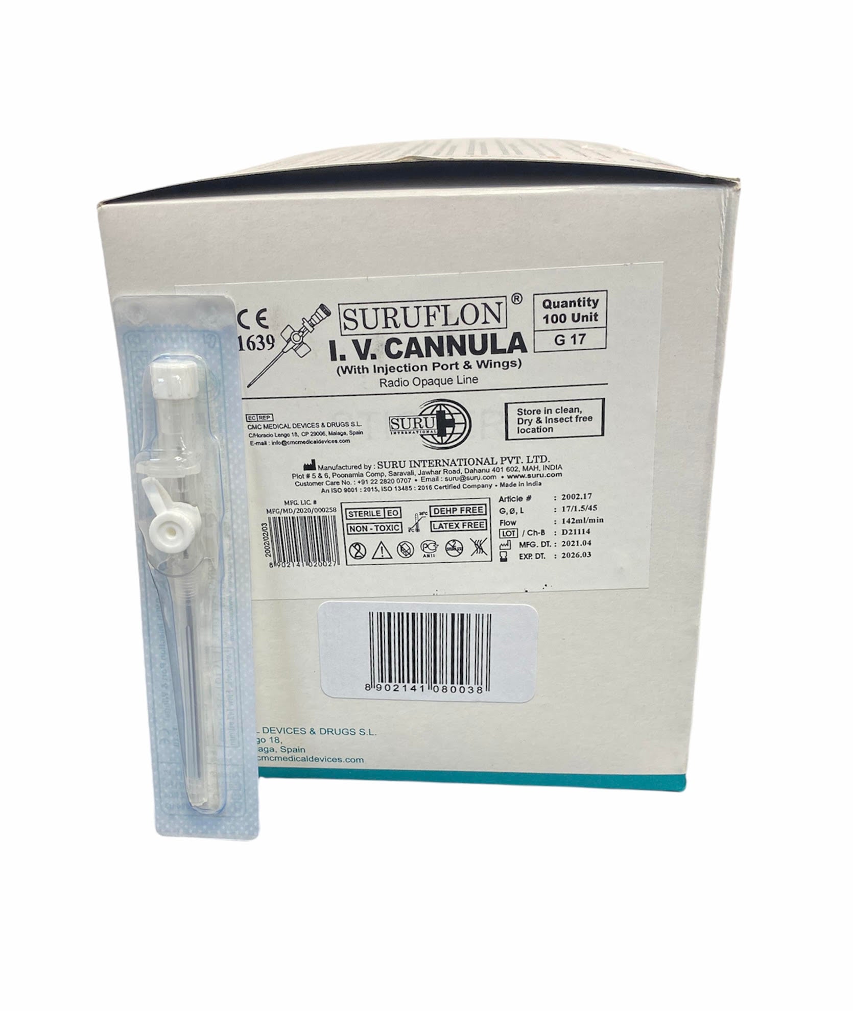 מחטים סורו 17- לבן