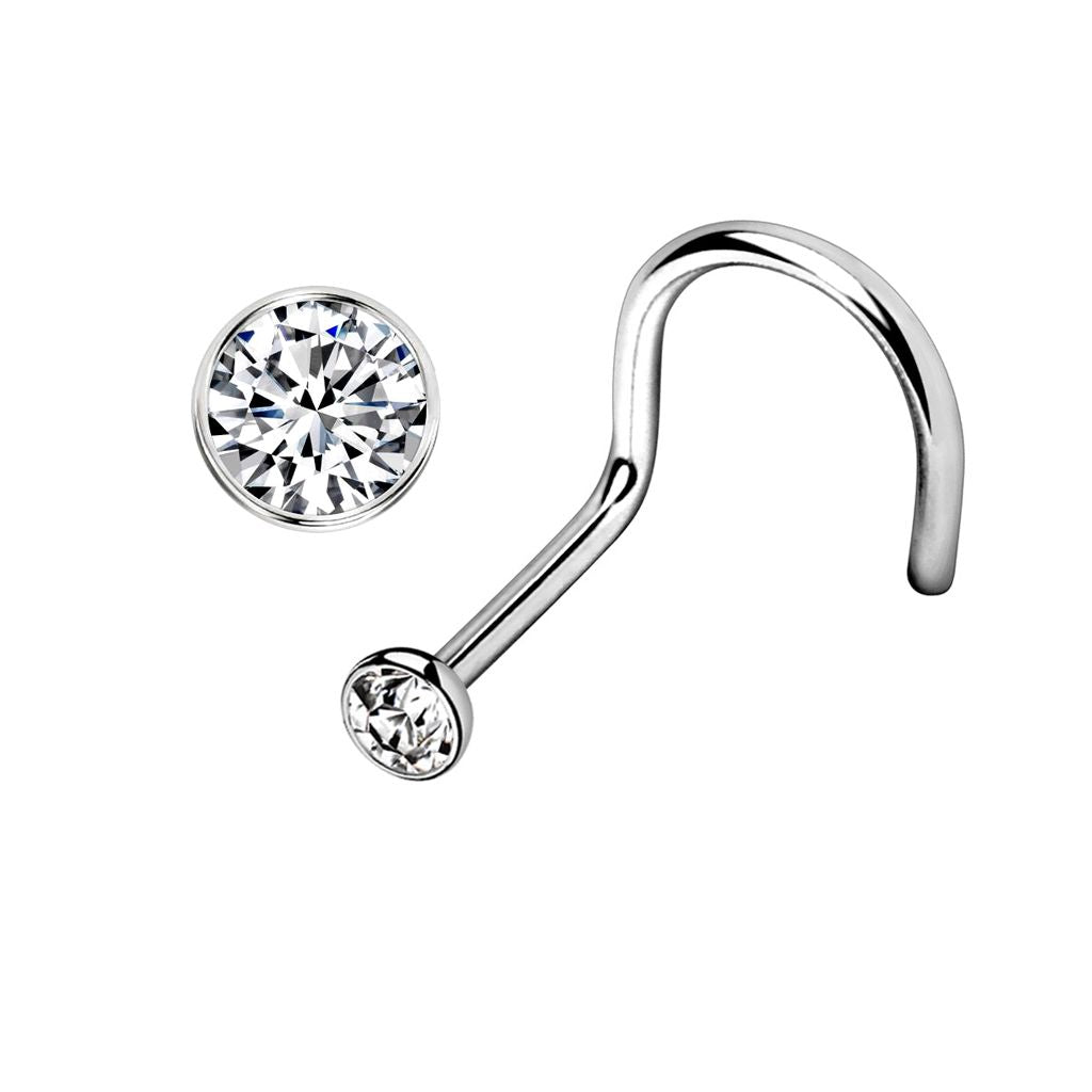 נזם טיטניום קריסטל