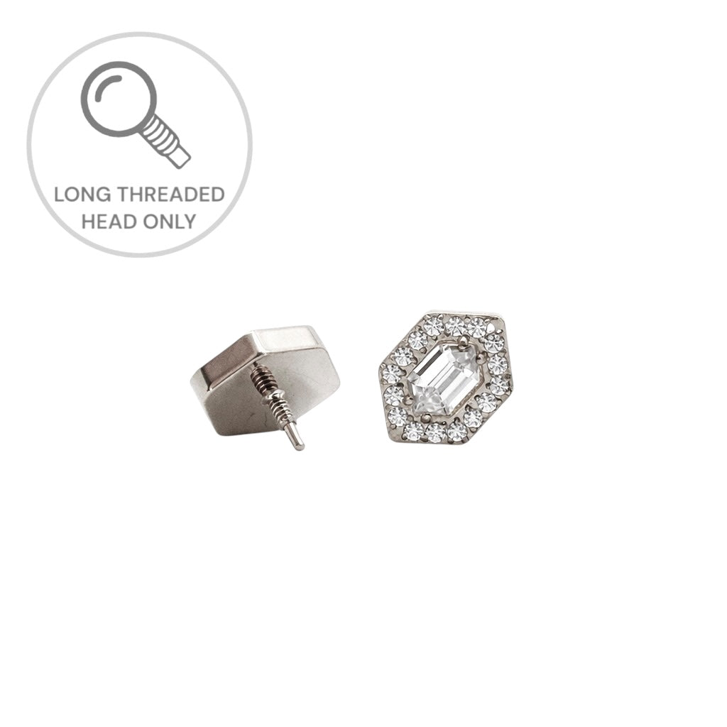 ראש מעוצב- משושה משובץ