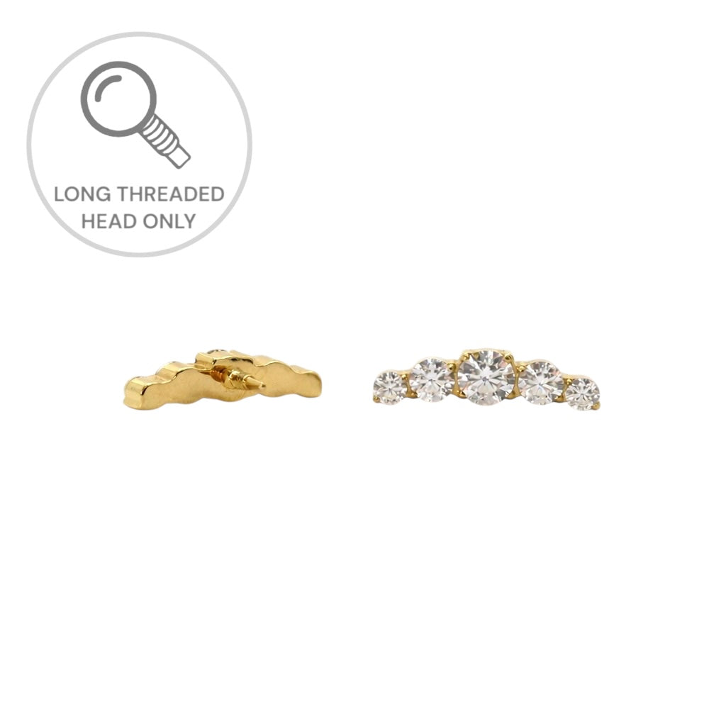 1.2*8 לברט 5 זירקונים בגדלים שונים (1.5,2,2.5ממ)