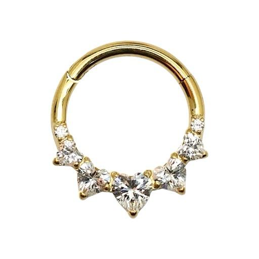 קליקר טיטניום שורת לבבות 1.2*9