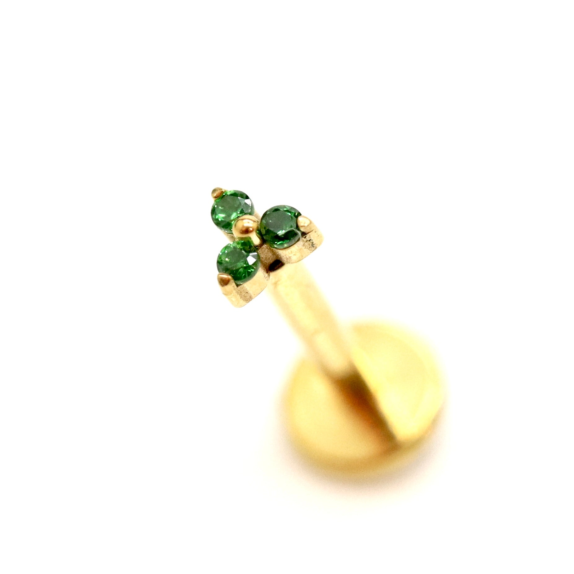 1.2*8  לברט שלושה זירקונים קטנים מאוד במשולש- שלושה צבעים בחבילה (1.5ממ)