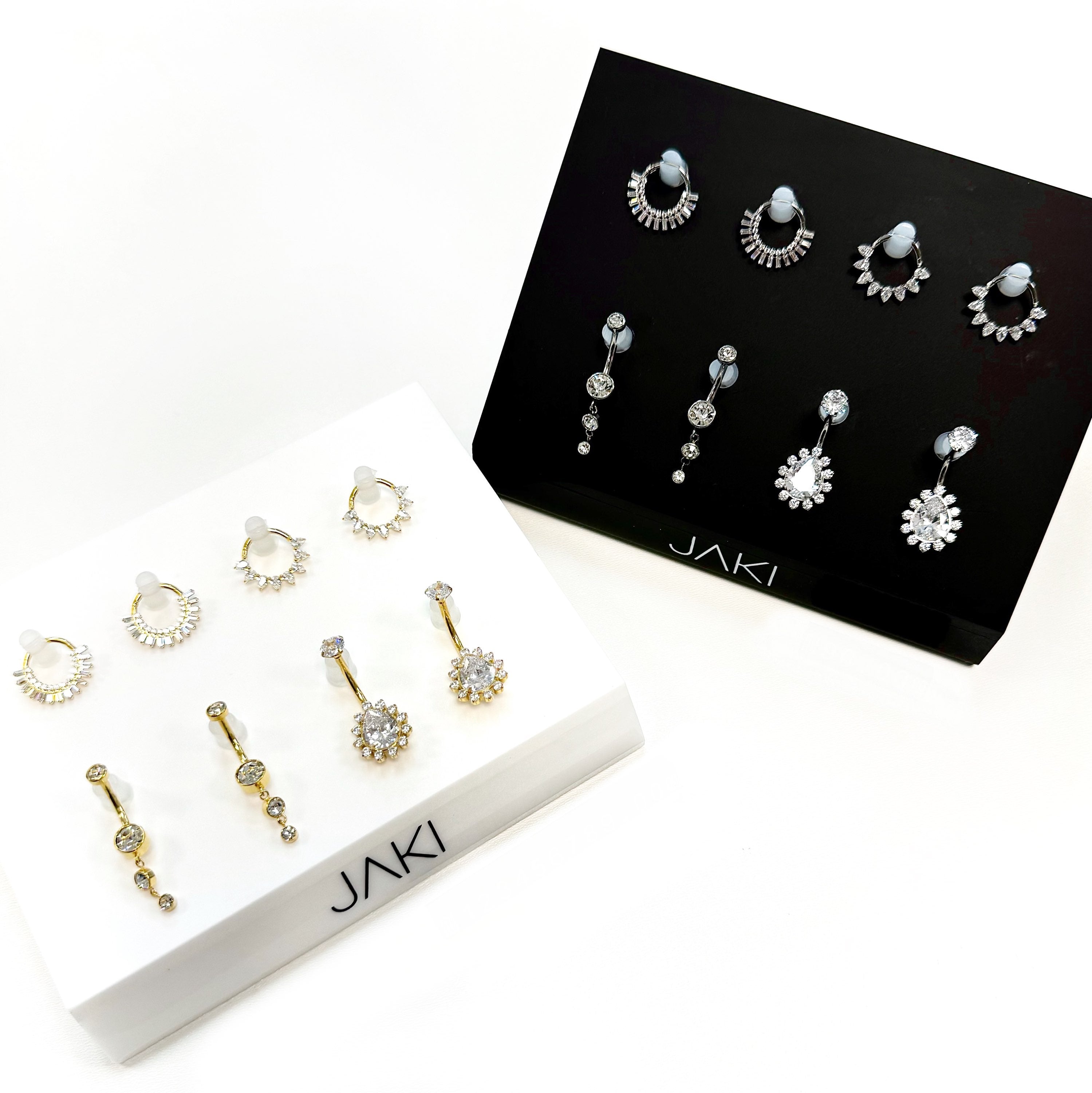 סטנד קטן לתצוגה לחישוקים/טבור/ברבל