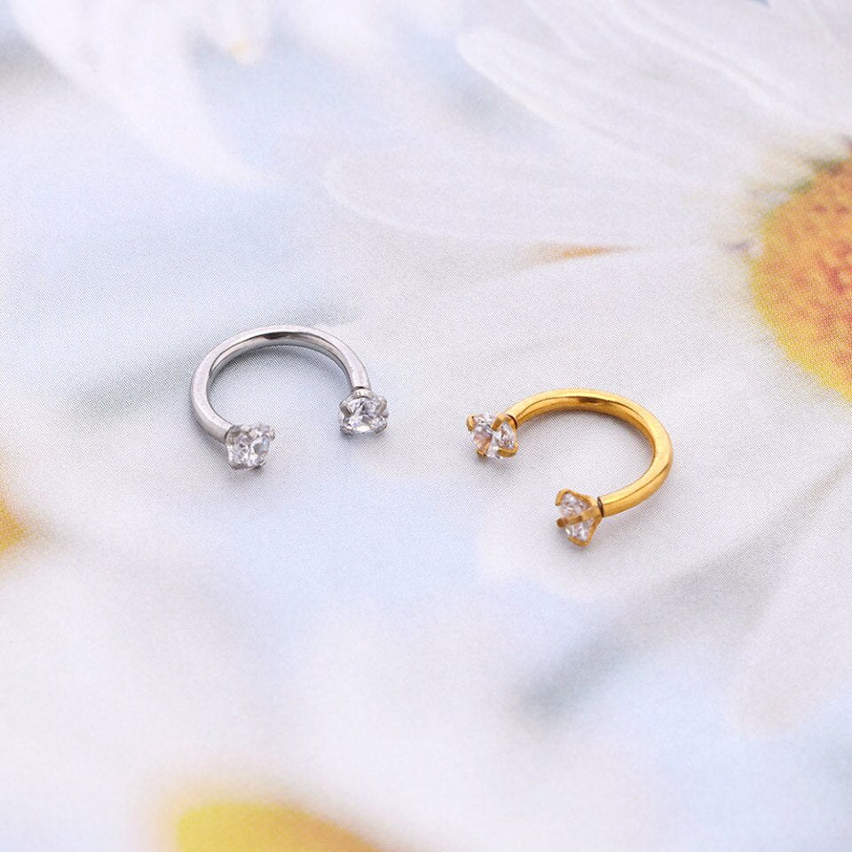 פרסה משובצת- מתכת רפואית