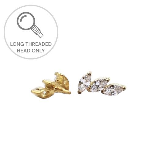 1.2*8  ראש מעוצב- שלוש מרקיזות אנכיות קטנות