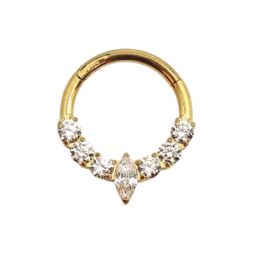 קליקר טיטניום שורת זירקונים ומרקיזה 1.2*9