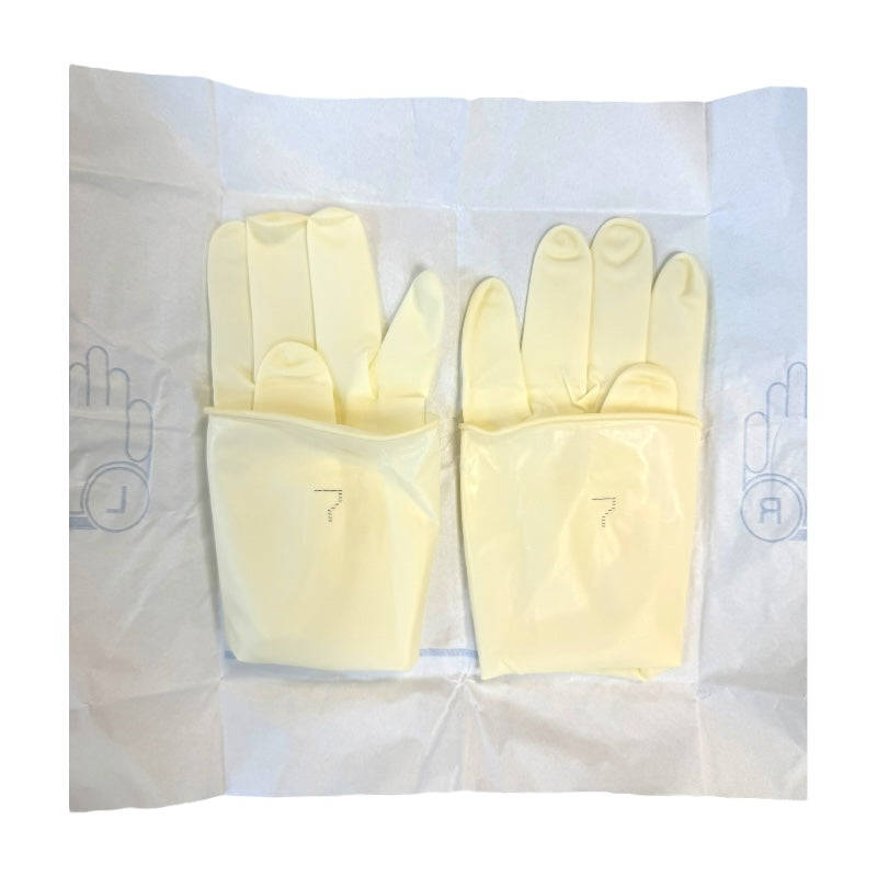 כפפות מנתחים סטריליות מלטקס