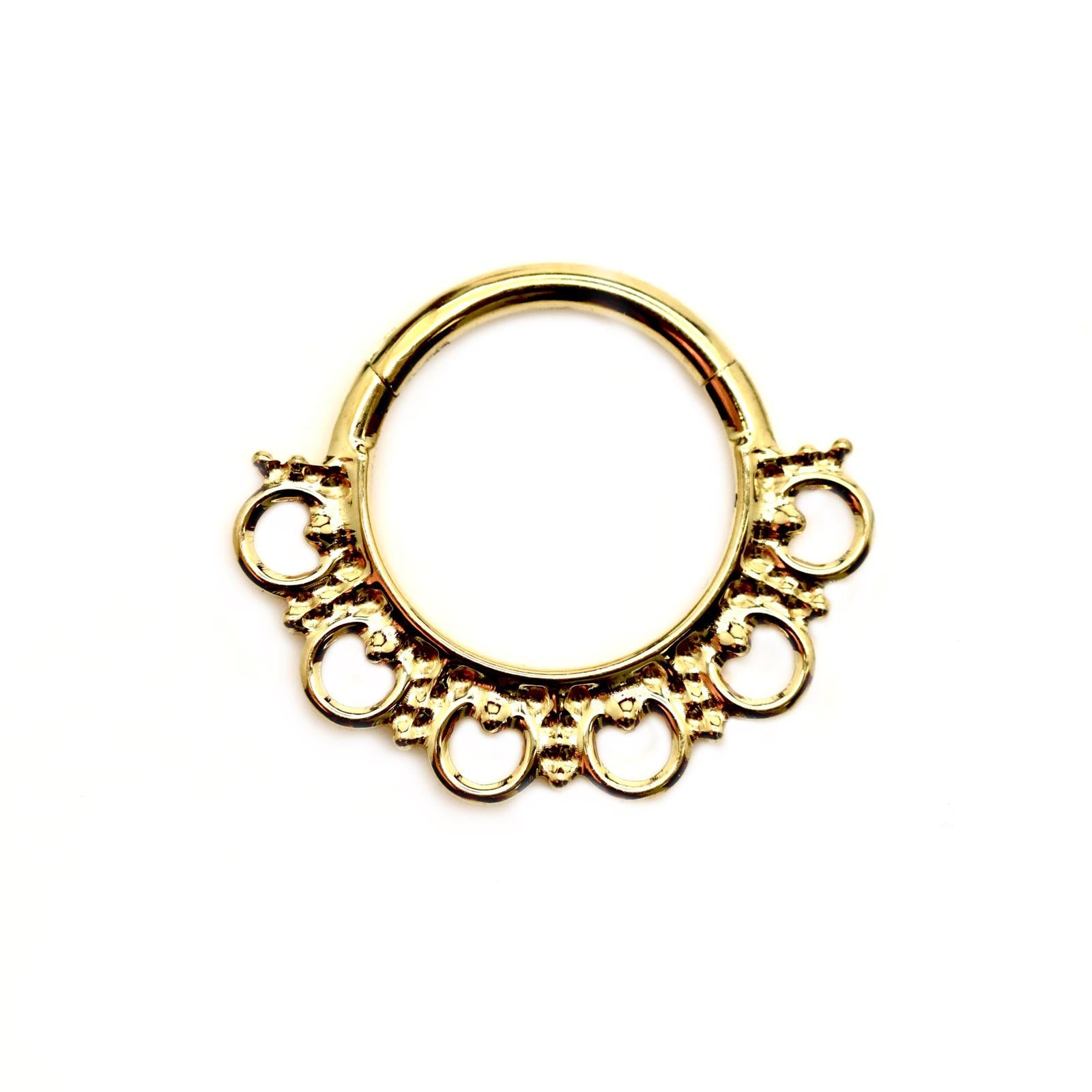 קליקר טיטניום עיטורים אתניים 9*1.2