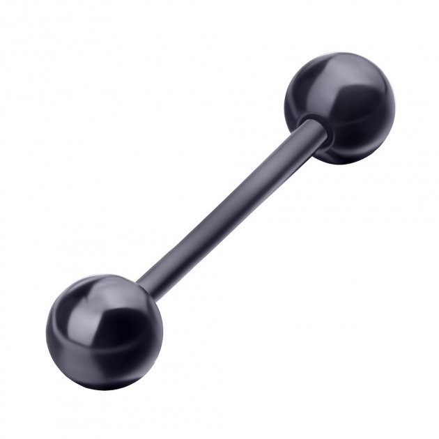 ברבל טיטיניום הברגה רגילה ציפוי שחור