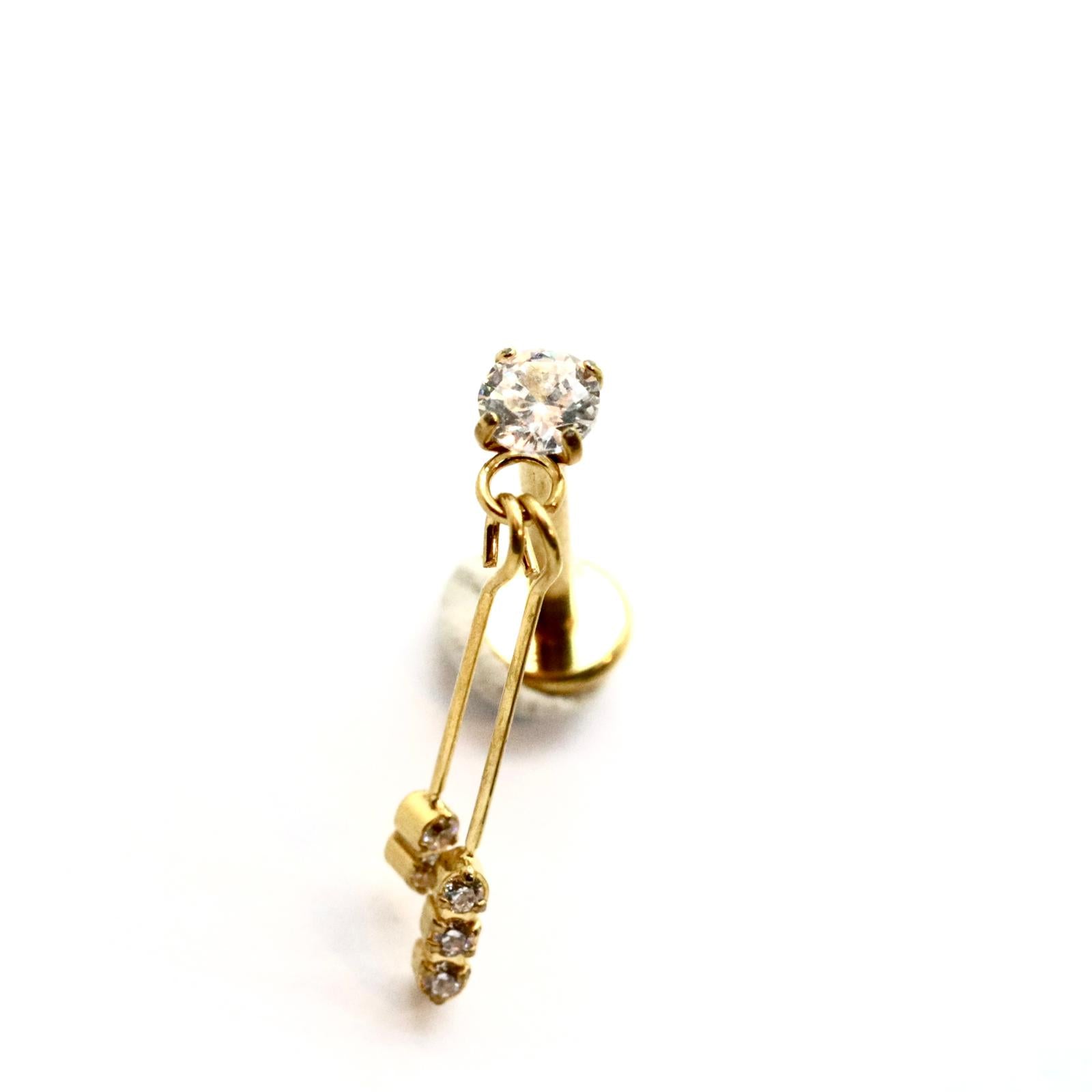 1.2*8 לברט זירקון 2.2ממ ושני עיטורים נופלים