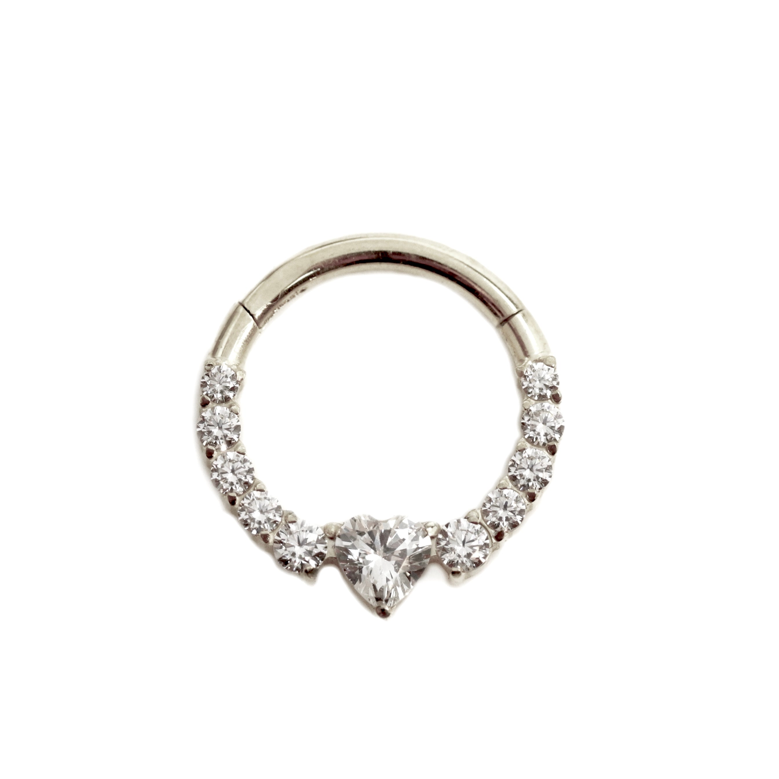 קליקר טיטניום שורת זירקונים ולב 1.2*9