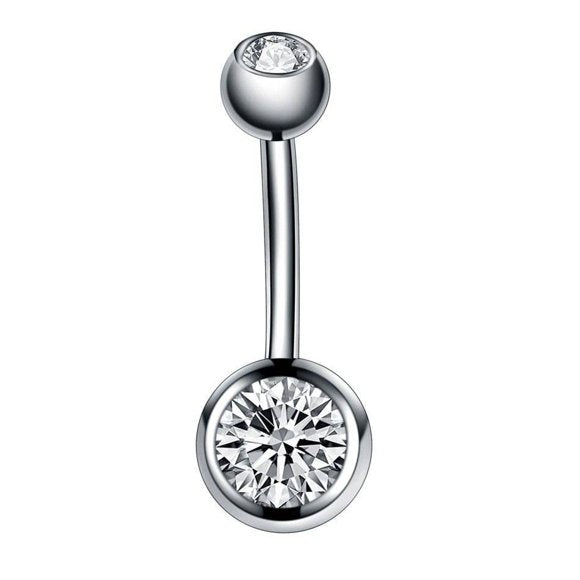 טבור טיטניום קלאסי כדורים קטנים 6*4*10*1.6