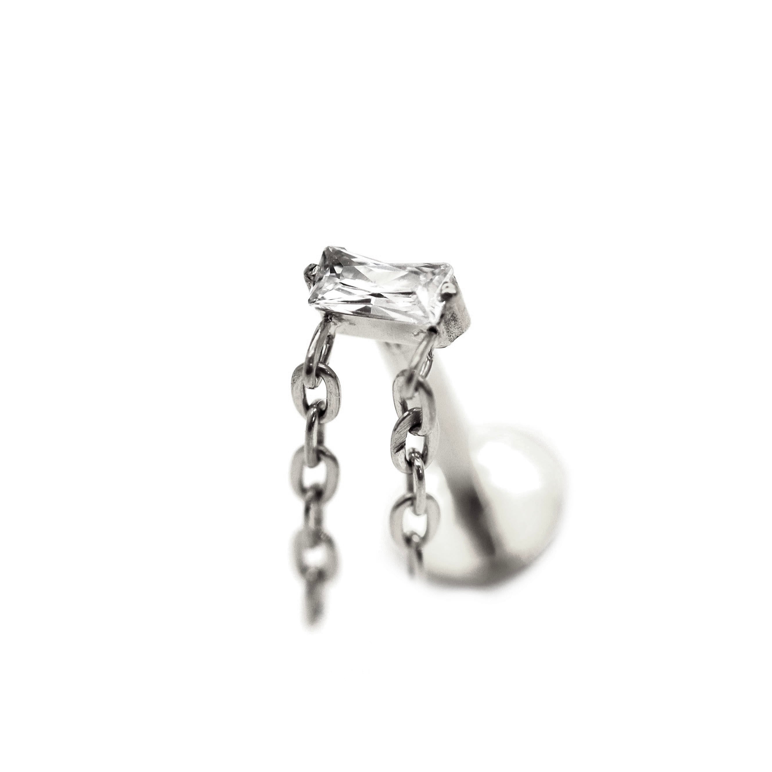 1.2*8 לברט באגט קטן עם שתי שרשראות באורך 0.8 ו-1סמ