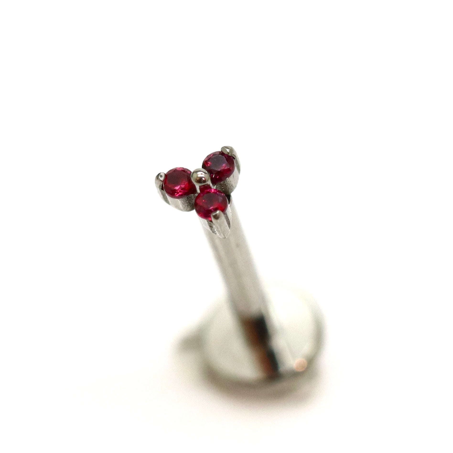 1.2*8  לברט שלושה זירקונים קטנים מאוד במשולש- שלושה צבעים בחבילה (1.5ממ)