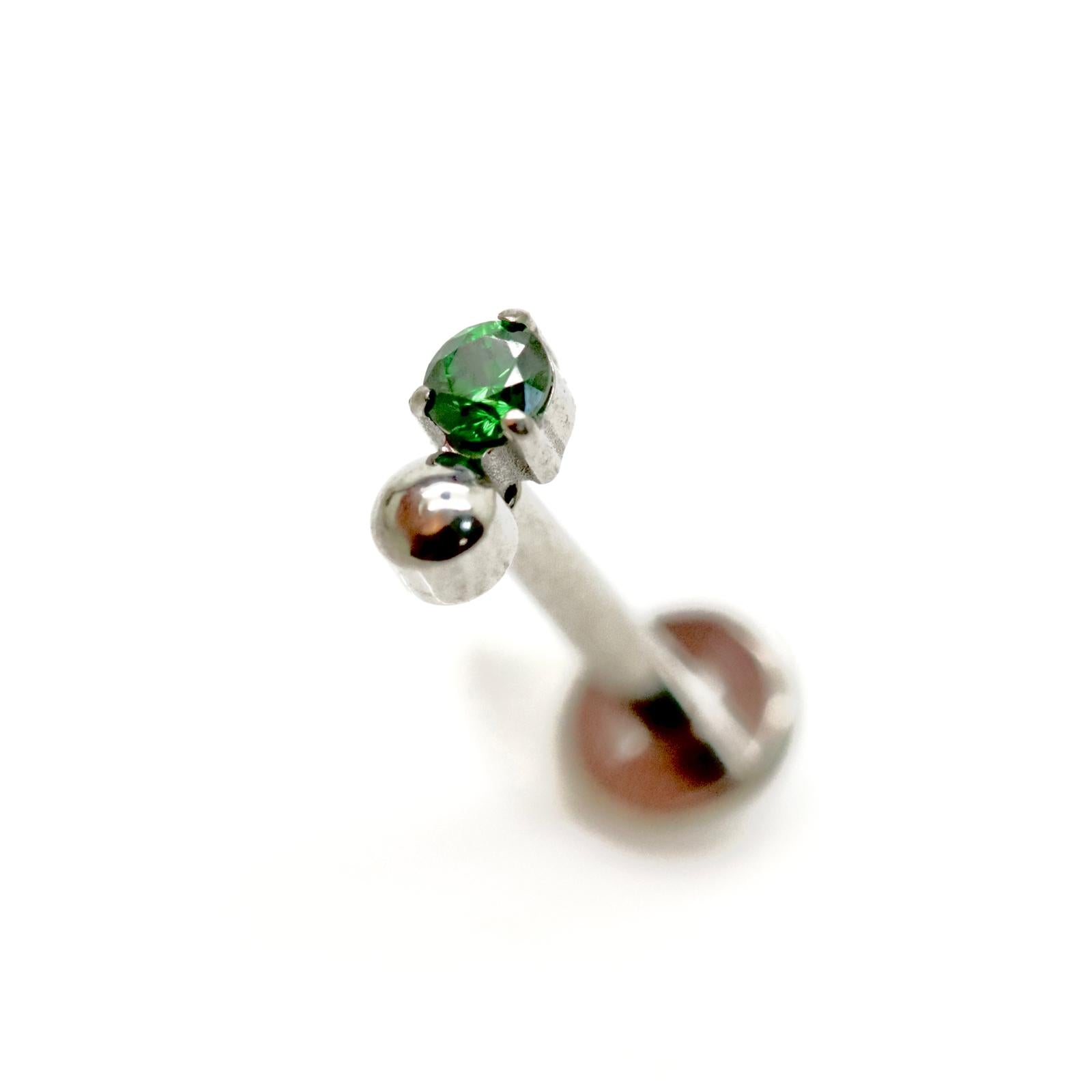 1.2*8 לברט זירקון ירוק 2ממ ונקודה