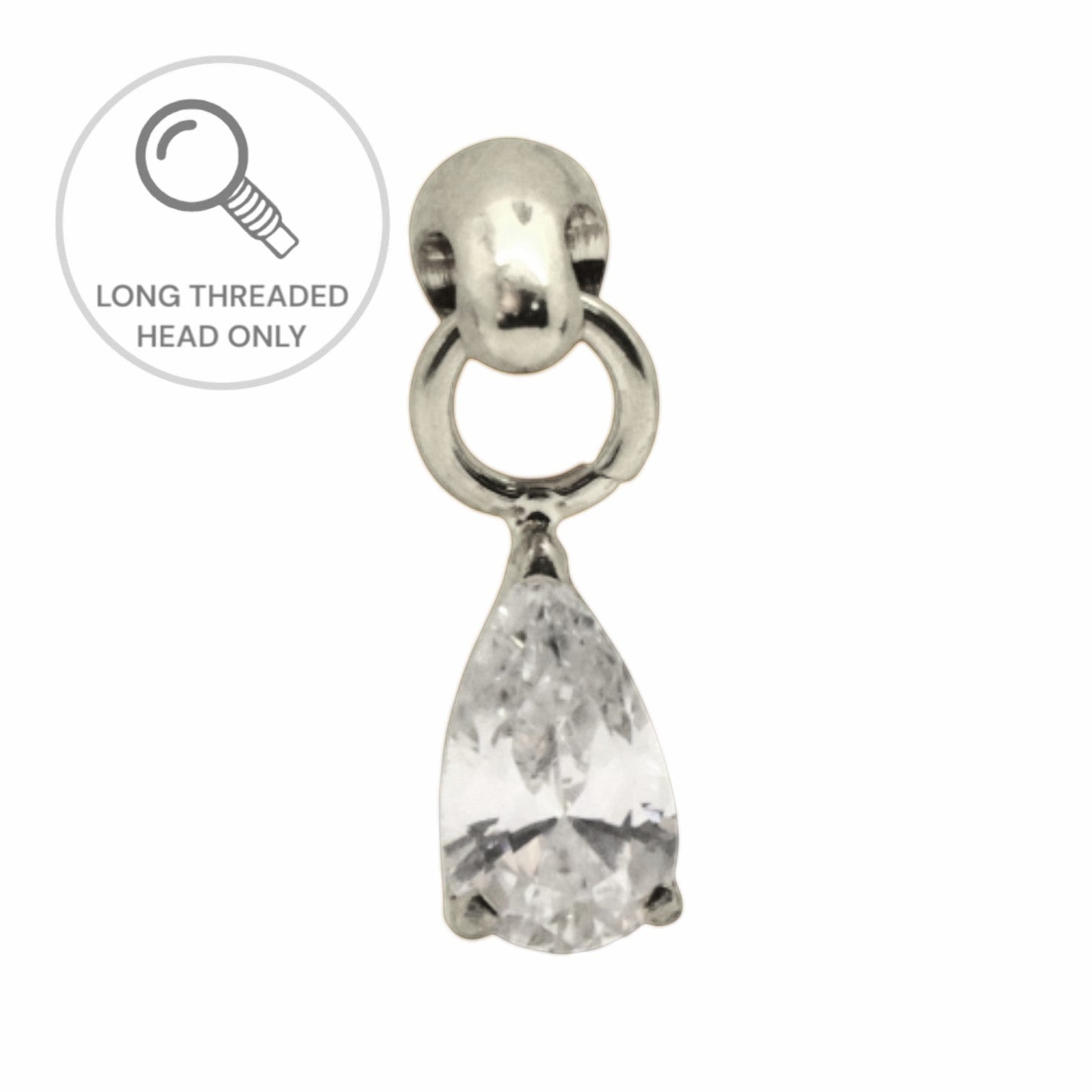 ראש מעוצב- טיפה תלויה 5ממ