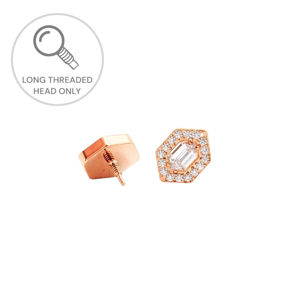 ראש מעוצב- משושה משובץ