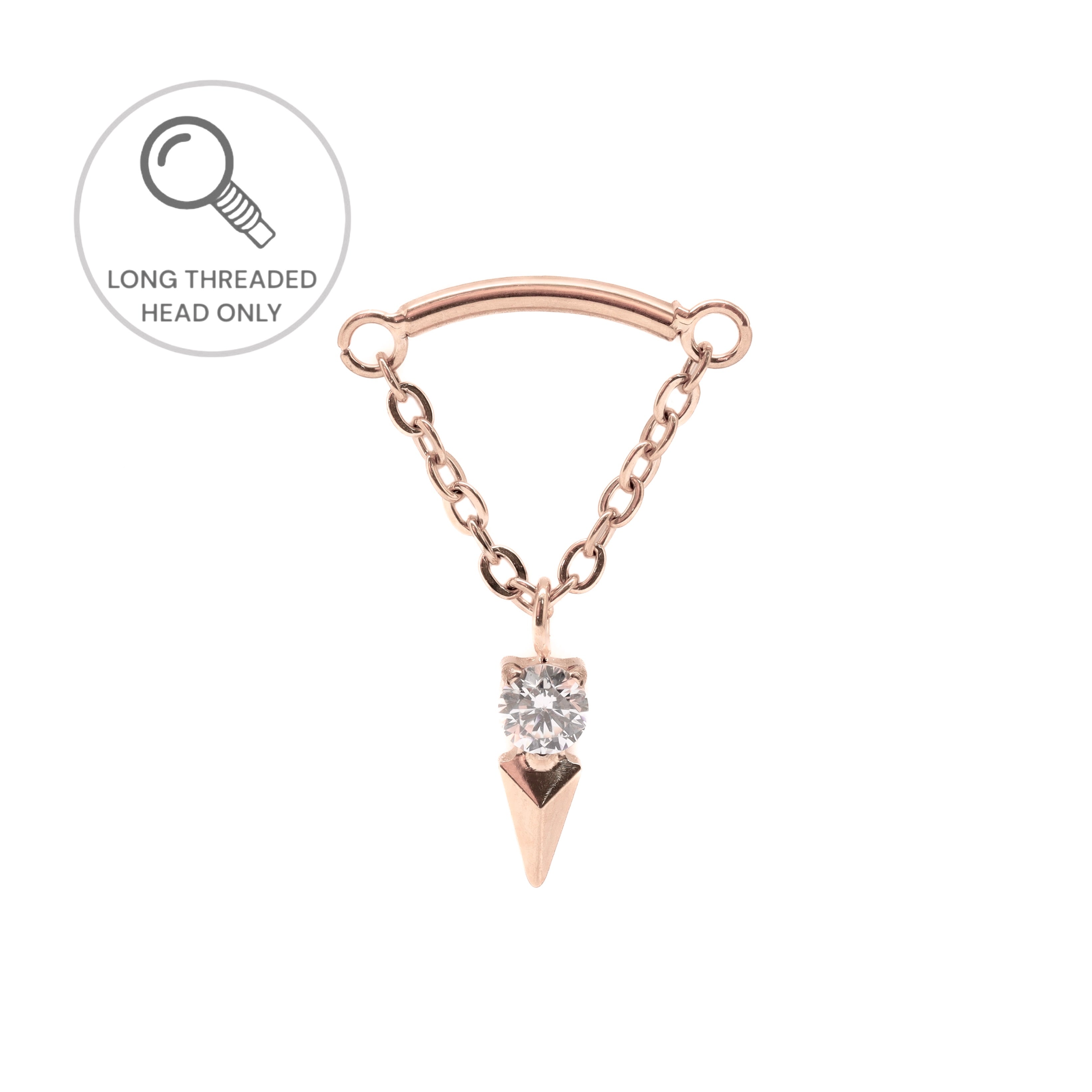 ראש מעוצב-הליקס מוחבא זירקון וניט